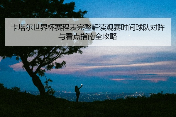 卡塔尔世界杯赛程表完整解读观赛时间球队对阵与看点指南全攻略
