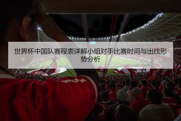 世界杯中国队赛程表详解小组对手比赛时间与出线形势分析