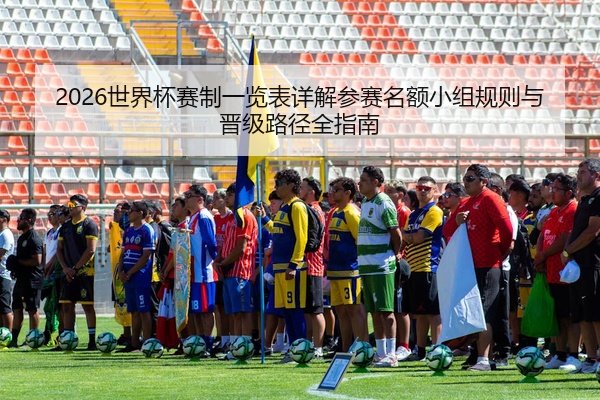2026世界杯赛制一览表详解参赛名额小组规则与晋级路径全指南