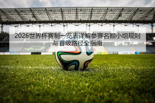 2026世界杯赛制一览表详解参赛名额小组规则与晋级路径全指南